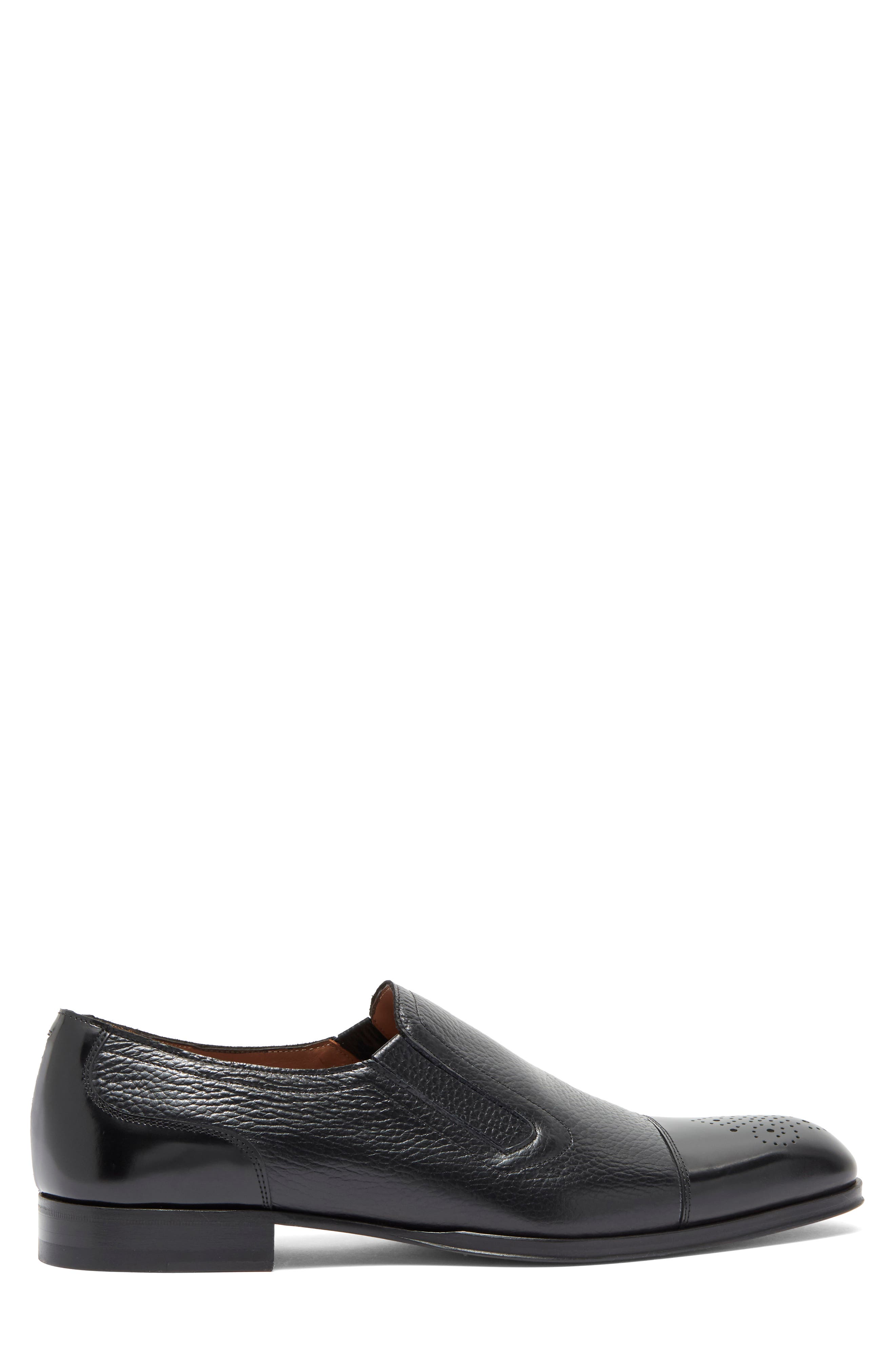 Mezlan Brogue Toe Loafer, Alternate, color, 