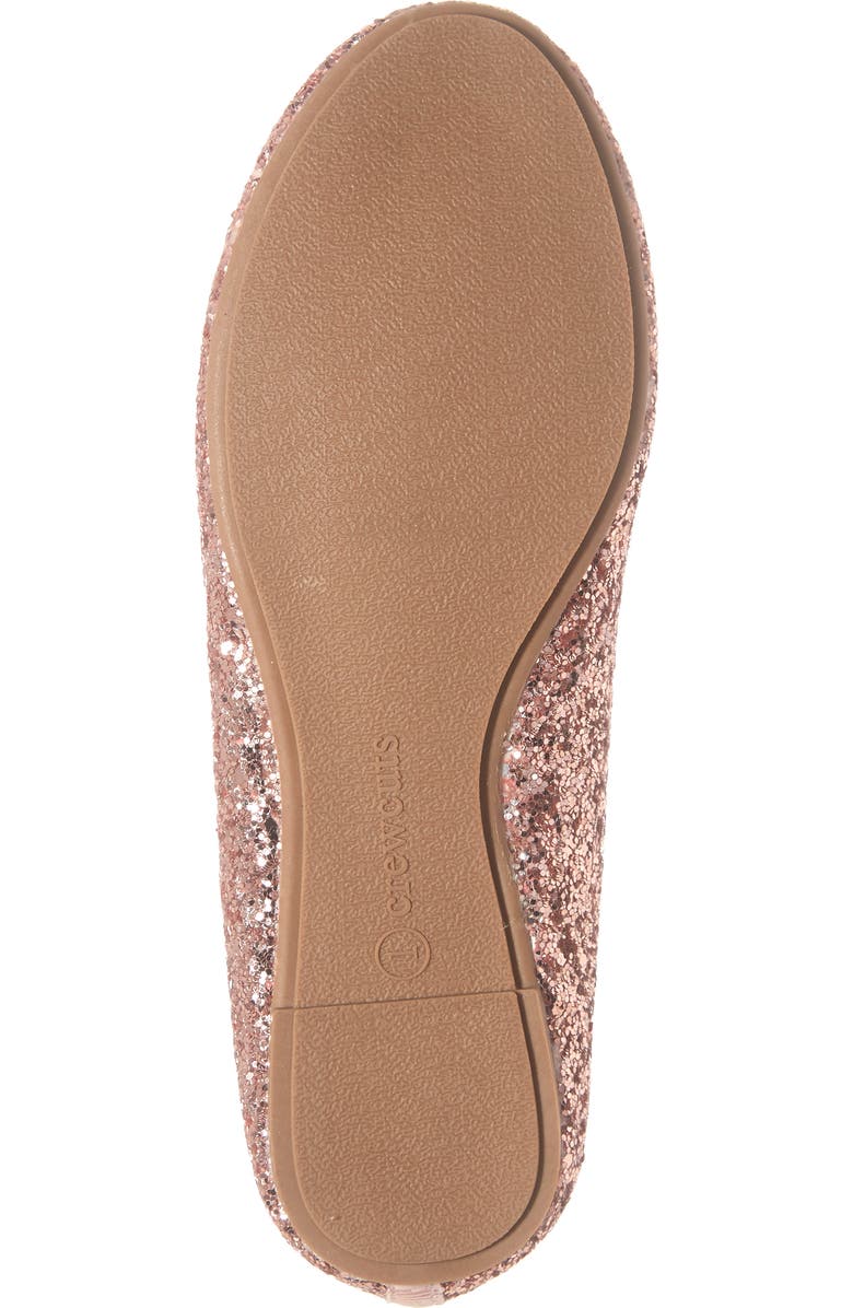 crewcuts by J.Crew Glitter Ballet Flat, Alternate, color,