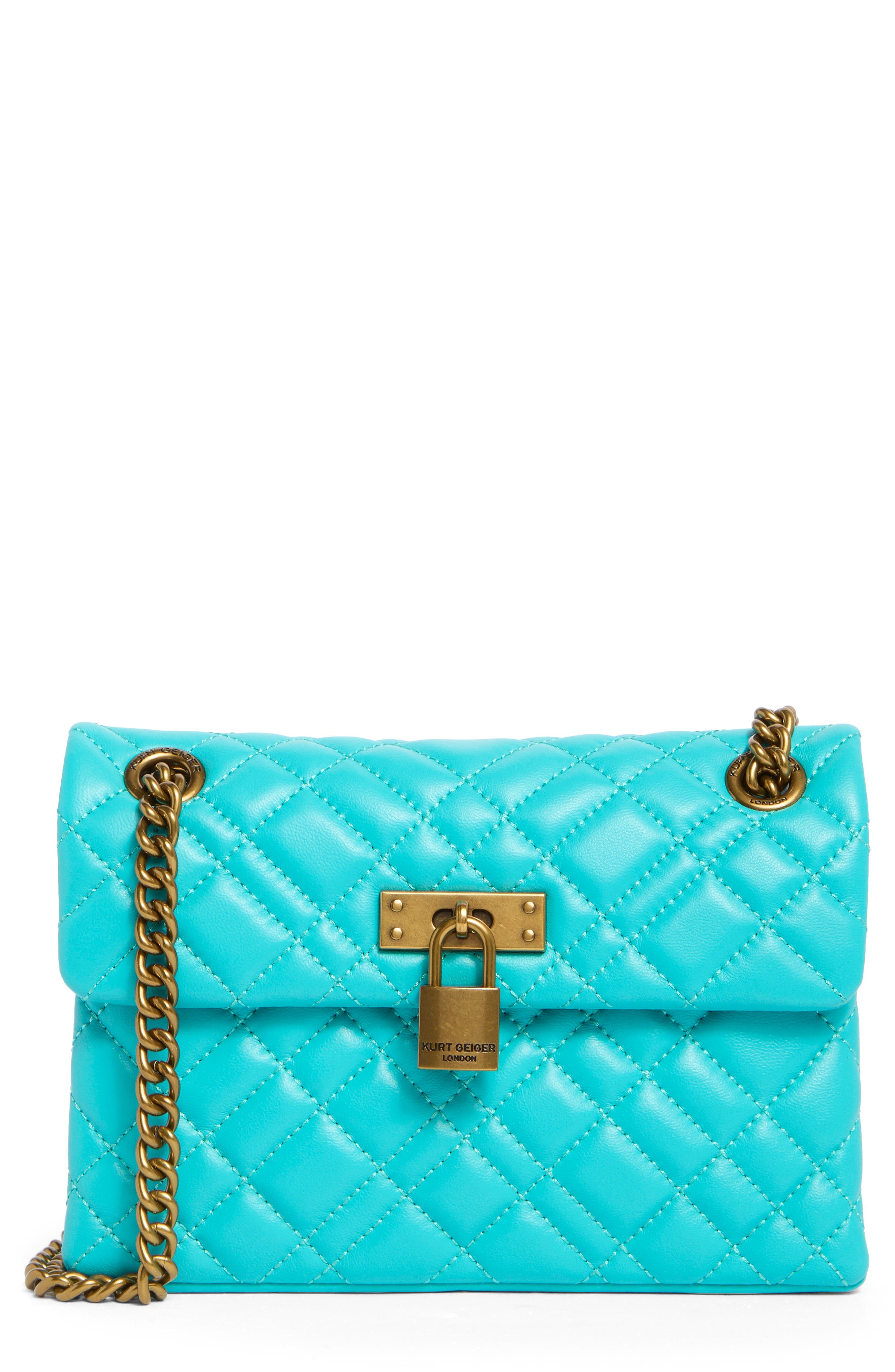 Kurt Geiger London Mini Brixton Quilted Leather Convertible Crossbody Bag, Main, color, 