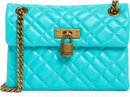 Kurt Geiger London Mini Brixton Quilted Leather Convertible Crossbody Bag