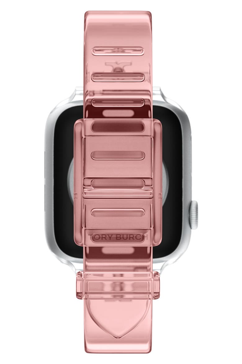 The Single T Jelly 16mm Apple Watch® Watchband, Alternate, color, PINK