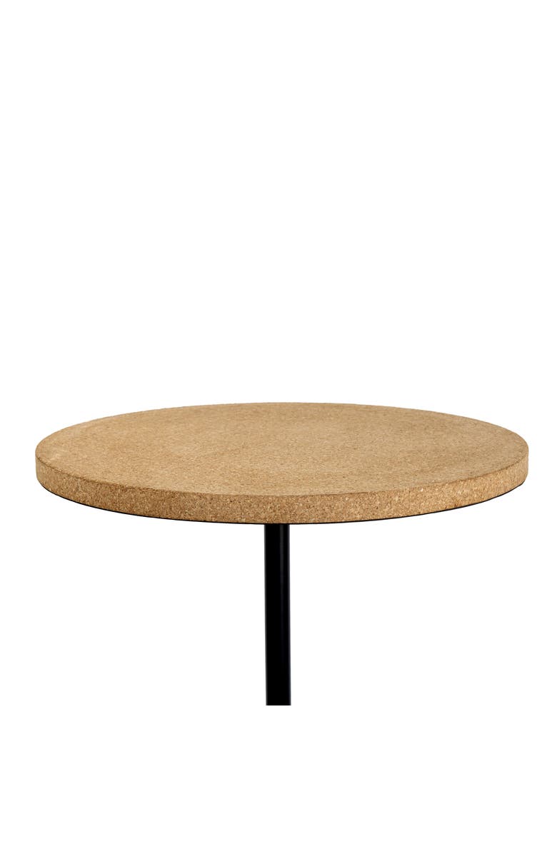 JONATHAN Y Calix Contemporary Minimalist Metal/Resin Round End Table, Alternate, color, Light Brown