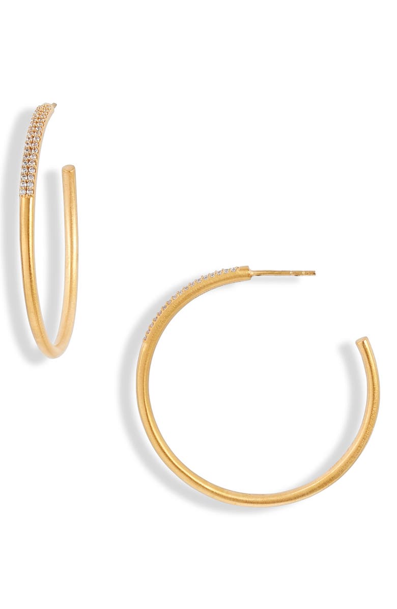 Dean Davidson Signature Pavé Hoop Earrings, Main, color,