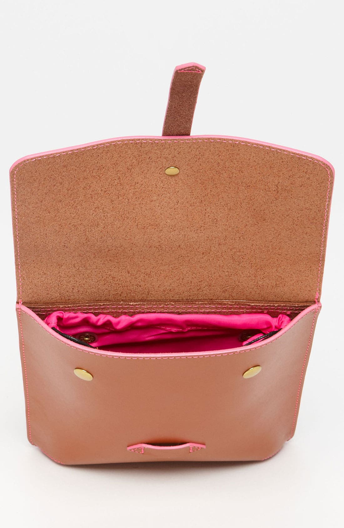 By Joy Gryson 'Chambers Street' Crossbody Bag, Alternate, color, TAN HOT PINK