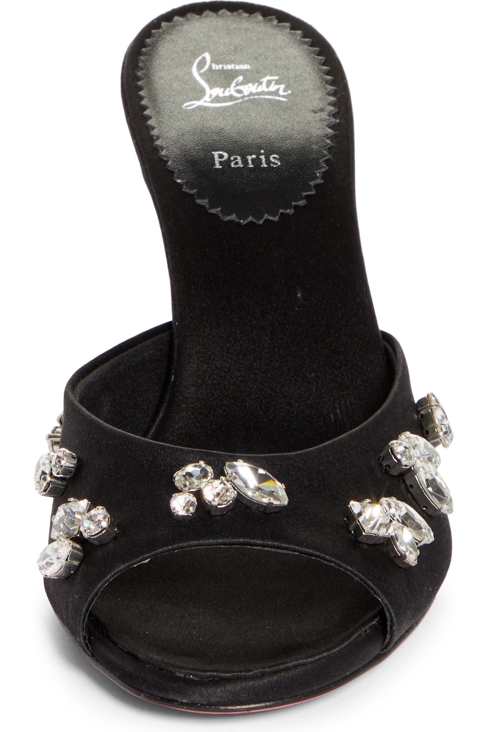 Toe Dusting Christian Louboutin Degraqueen Peep Toe Slide Sandal (Women) | Nordstrom