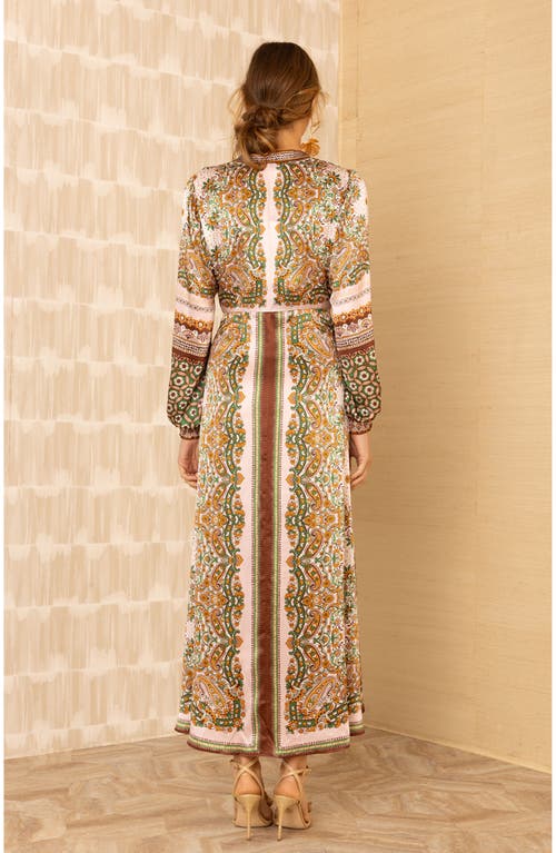 Hale Bob Isabella Midi Dress In Multi