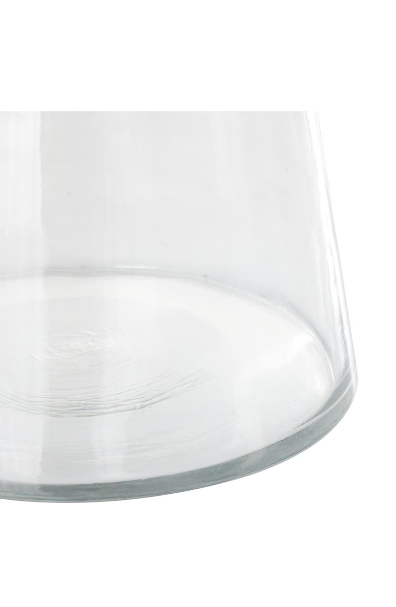 GINGER BIRCH STUDIO Glass Candleholder, Alternate, color, Clear