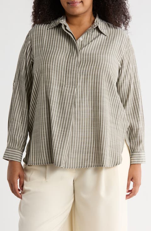 Stripe Popover Tunic