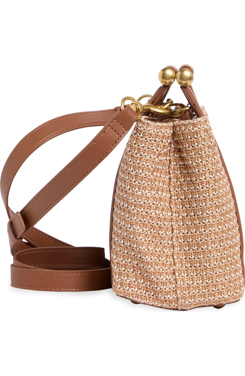 Vince Camuto Jayda Straw Top Handle Bag, Alternate, color, Natural