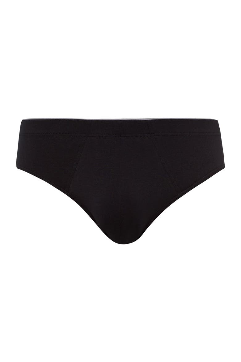 Cotton Superior Cotton Brief, Main, color, Black