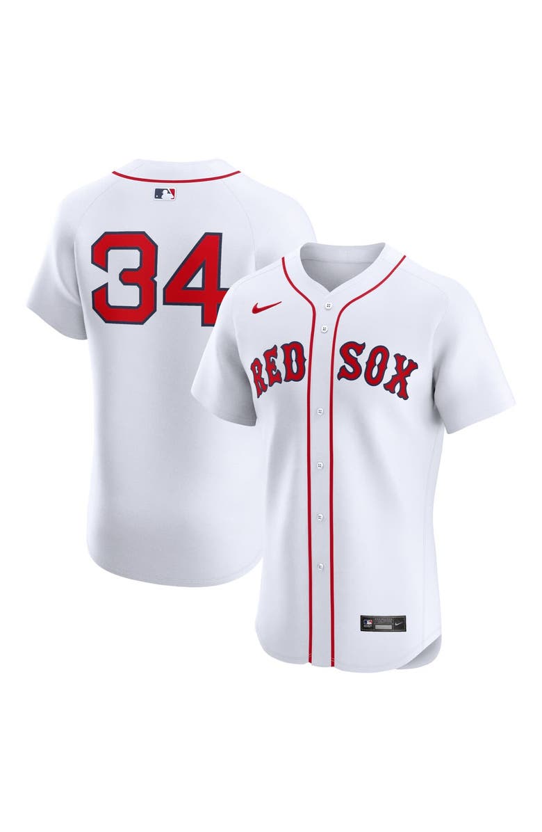 Nike Men's Nike David Ortiz White Boston Red Sox Home Elite Jersey, Main, color, White