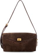 Balenciaga Medium Paris VII Suede Shoulder Bag