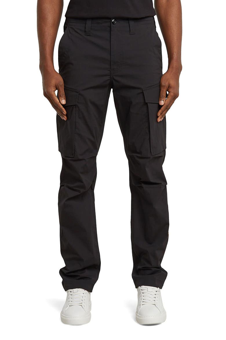Core Regular Fit Cargo Pants, Main, color, DARK BLACK