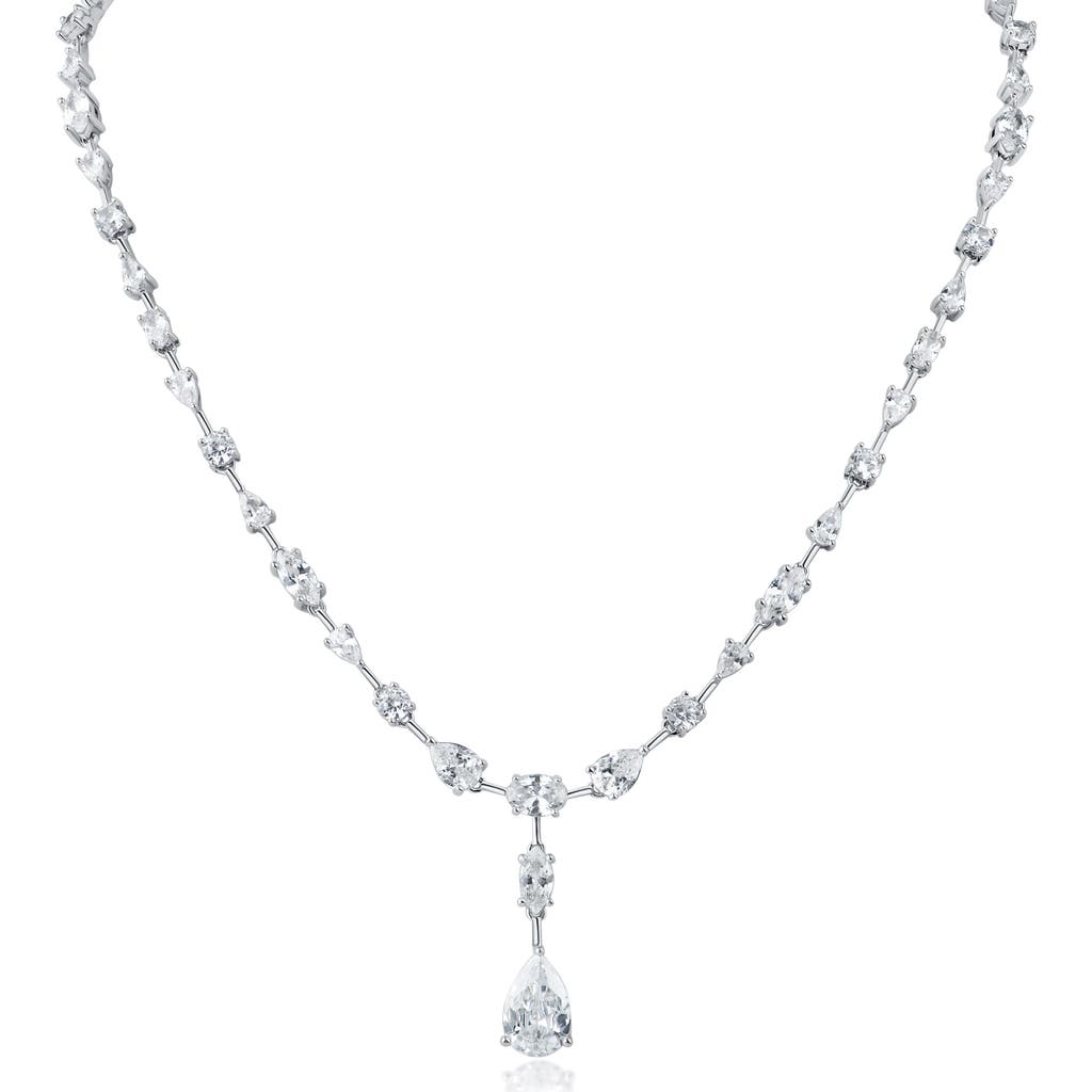 Kenneth Jay Lane Mixed Cubic Zirconia Statement Y-necklace
