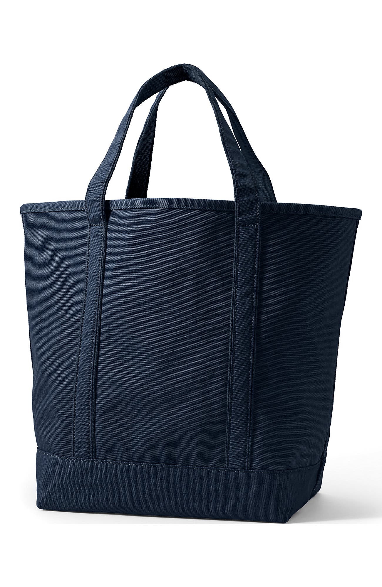 Open Top Canvas Tote Bag, Alternate, color, Radiant Navy