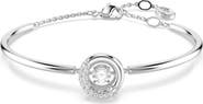 Swarovski Dextera Dancing Crystal Charm Bangle Bracelet
