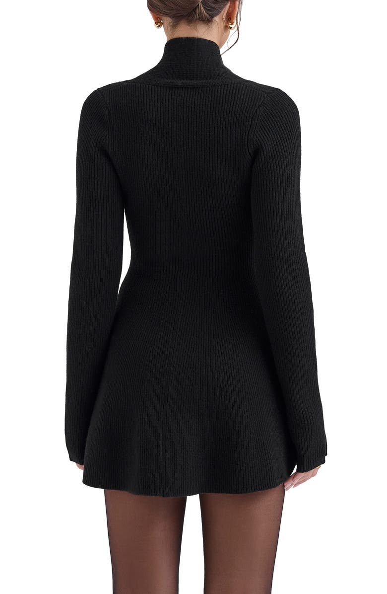 HOUSE OF CB Aubrey Wool Blend Peplum Cardigan, Alternate, color,