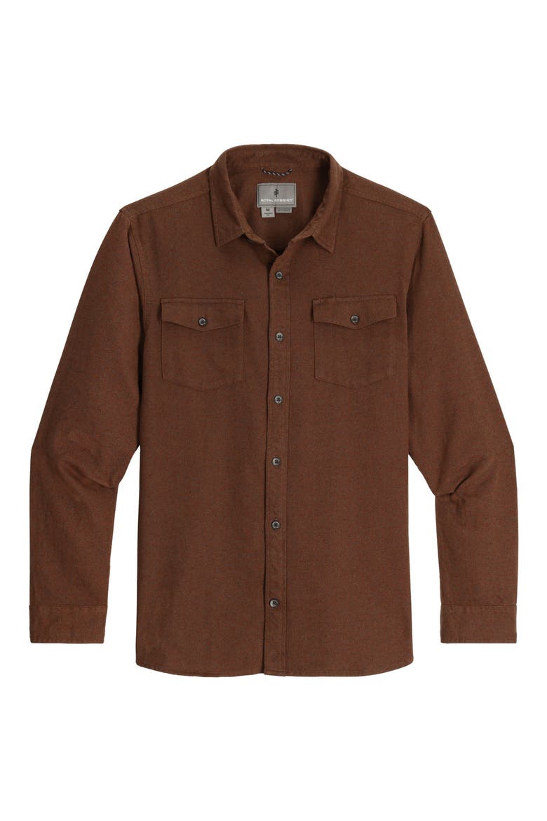 Bristol Organic Cotton Twill Shirt, Main, color, SADDLE