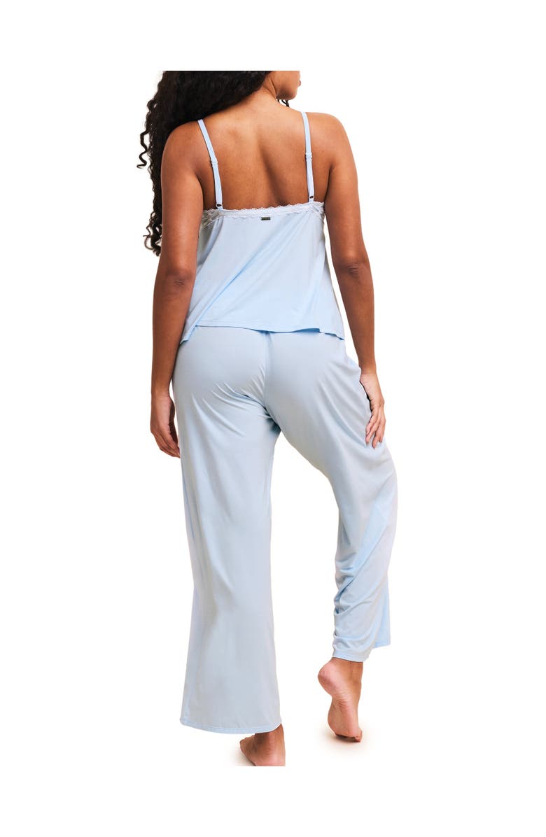 Adore Me Eloisa Tank Top & Pants Pajama Set, Alternate, color, Light Blue