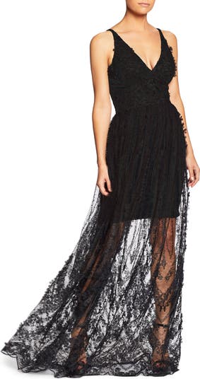 Dress the Population Chelsea Lace A-Line Gown