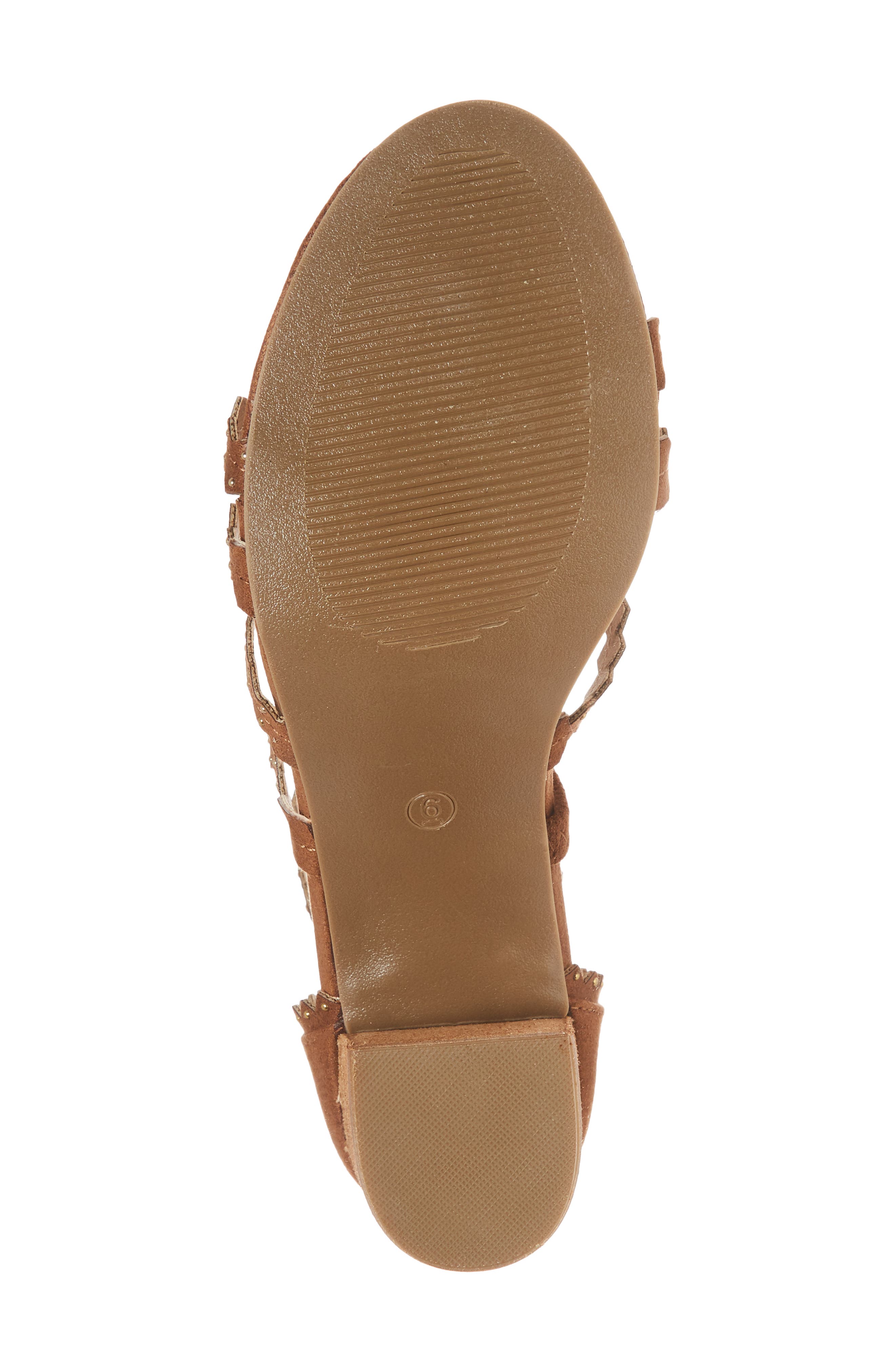 Aiden Block Heel Sandal, Alternate, color, SADDLE SUEDE