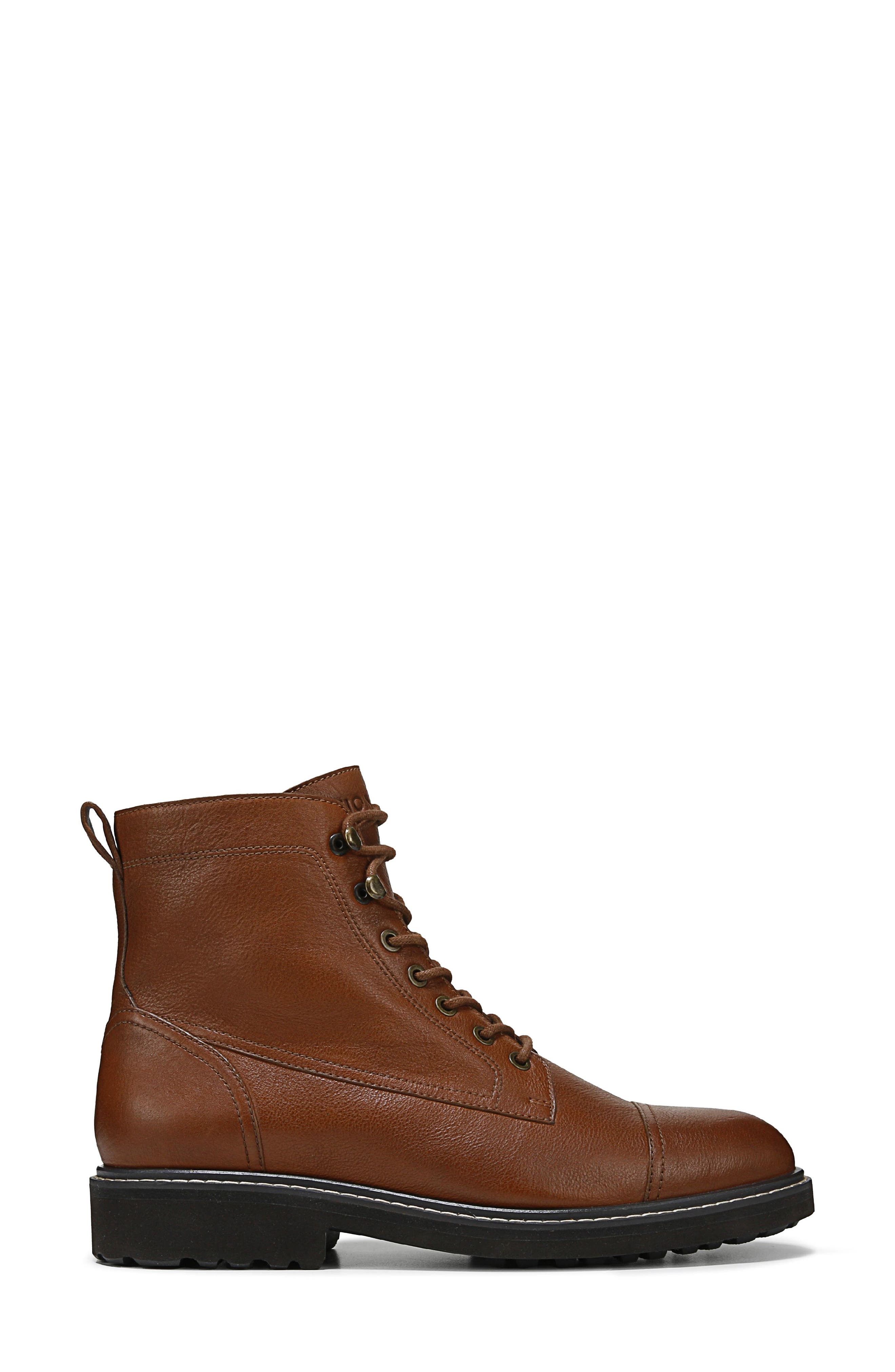 Livermore Water Repellent Lace-Up Bootie, Alternate, color, TAN LEATHER
