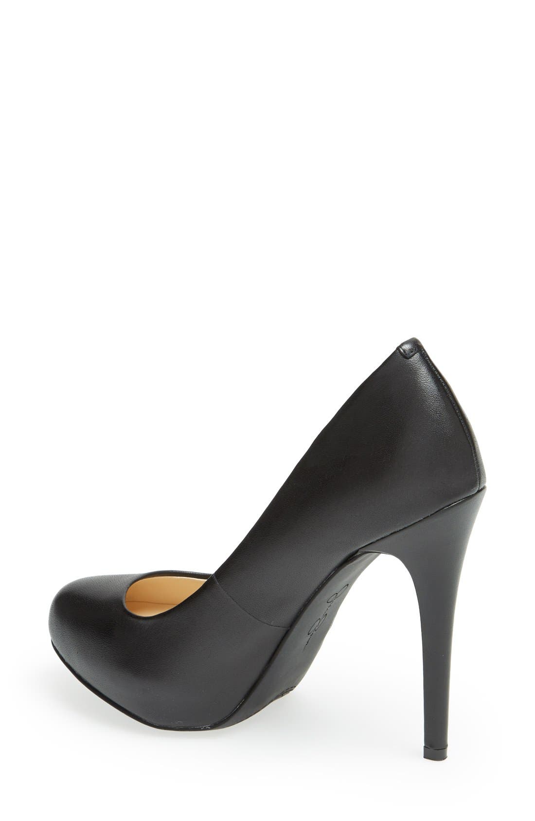 'Natalli' Pump, Alternate, color, BLACK