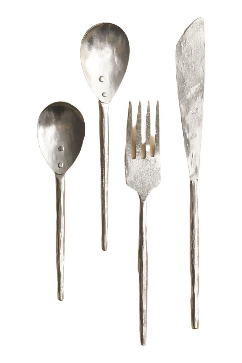 Forge Pewter Flatware - Set of 4, Main, color, Gray
