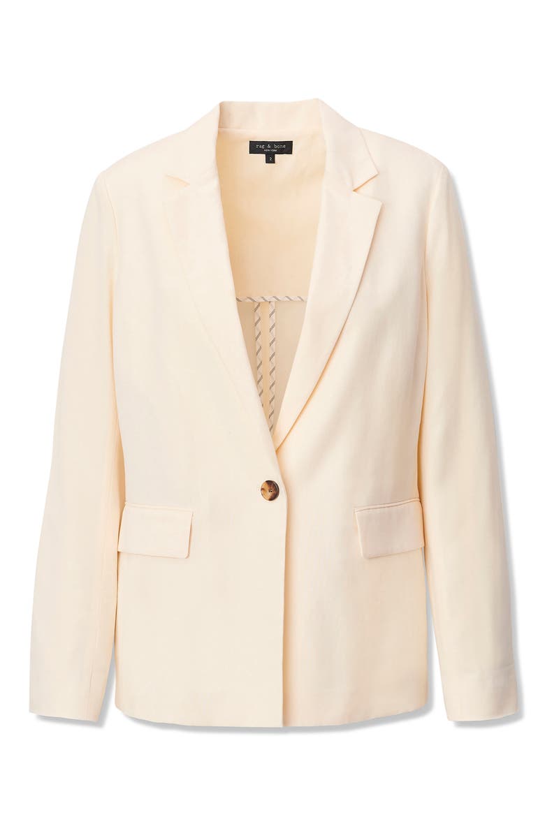 Jennie One-Button Blazer, Alternate, color, IVORY