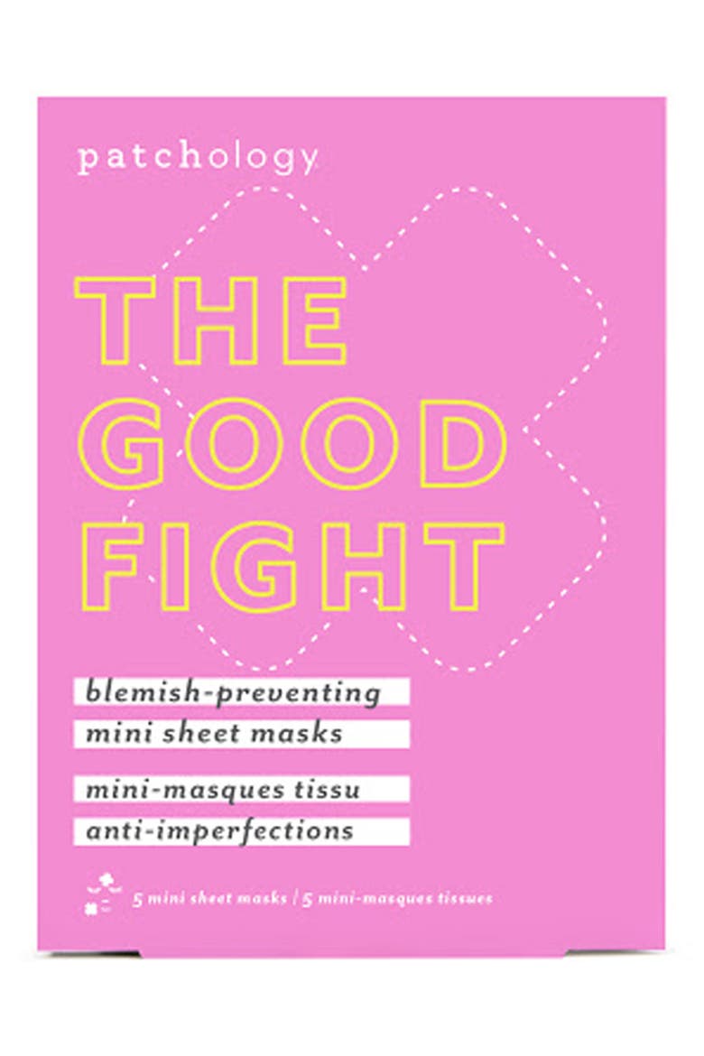The Good Fight Blemish-Preventing Mini Sheet Mask, Main, color, NO COLOR
