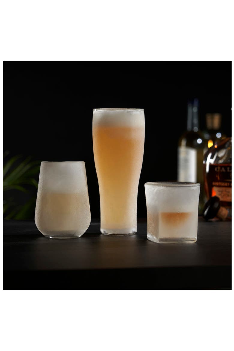 Glacier Double Walled Chilling Glass, Alternate, color, NO COLOR