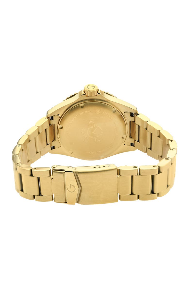 GV2 Men's Liguria Gold Bracelet Watch, 42mm, Alternate, color, 