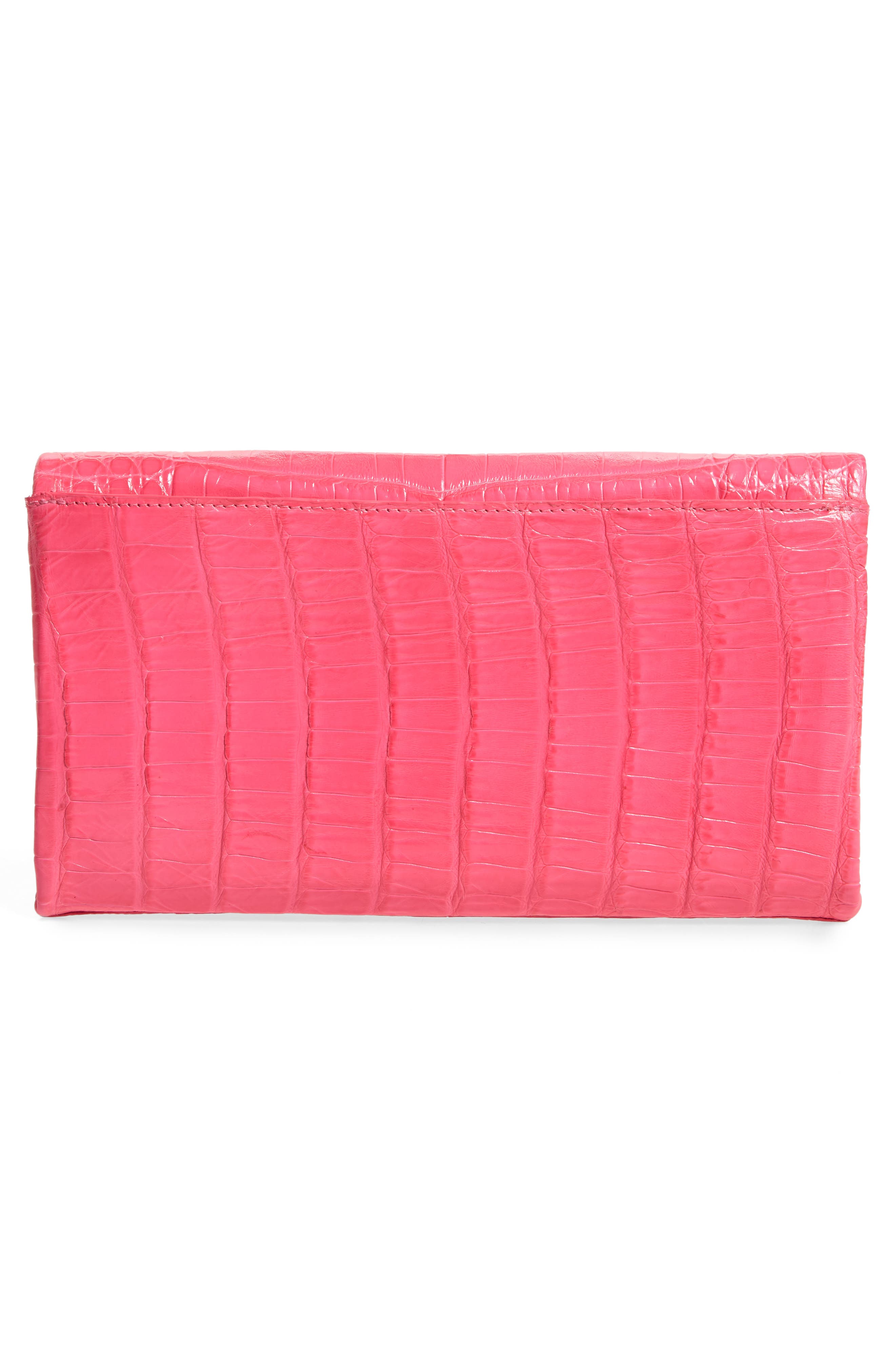 Nancy Gonzalez Small Gotham Genuine Crocodile Clutch, Alternate, color, 