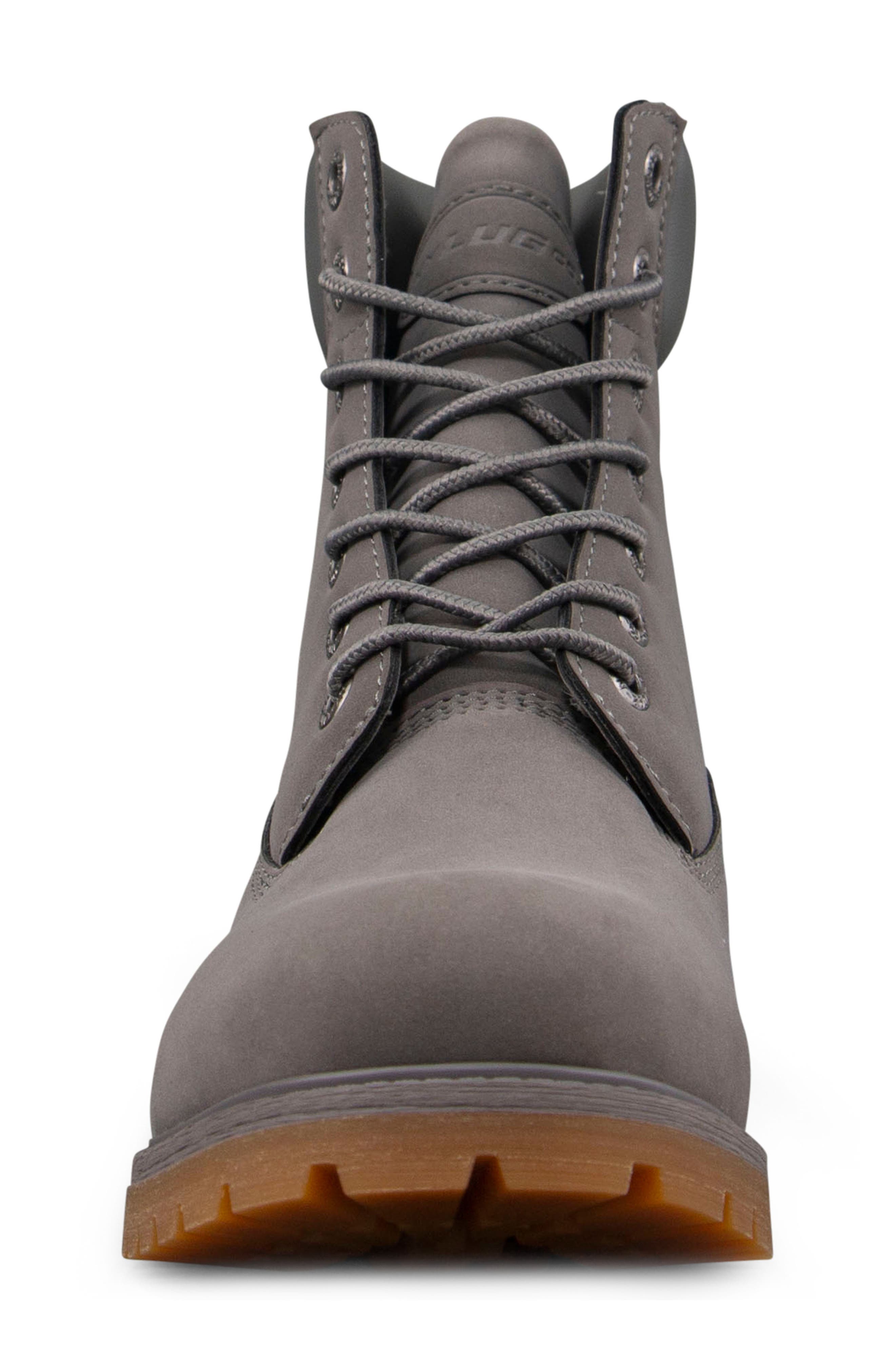 LUGZ Convoy Lace-Up Boot, Alternate, color, Charcoal/ Gum