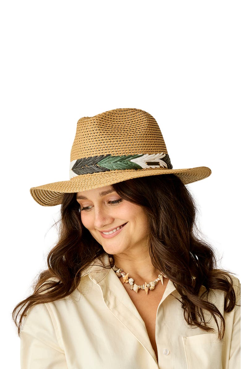 Carve Designs Farrah Packable Hat, Alternate, color, Dark Honey