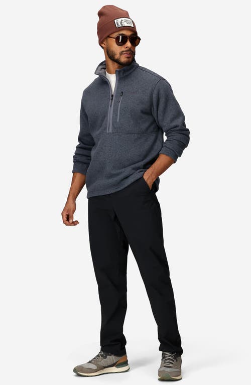 Marmot Drop Line Half Zip Fleece Jacket In Steel Onyx Heather