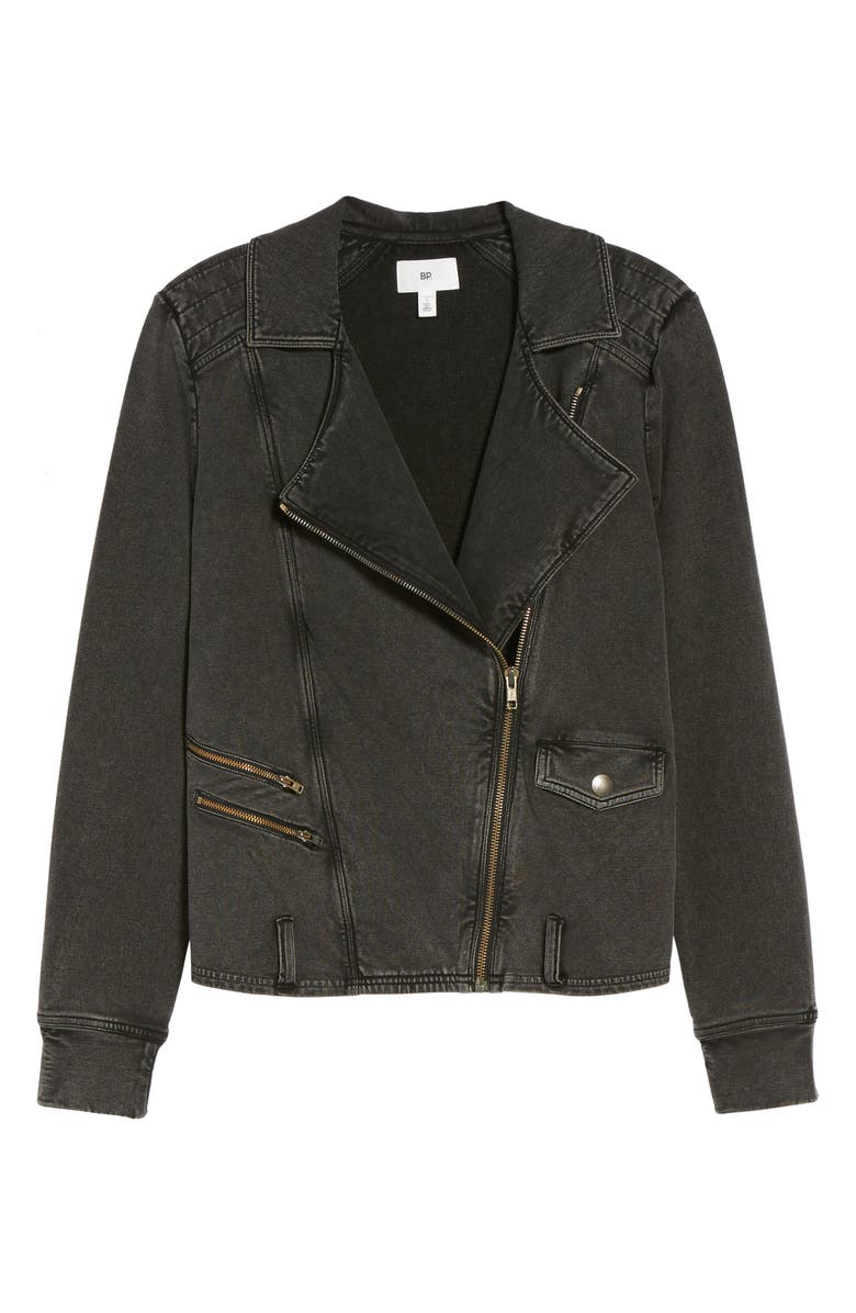 BP. Knit Moto Jacket, Alternate, color, 