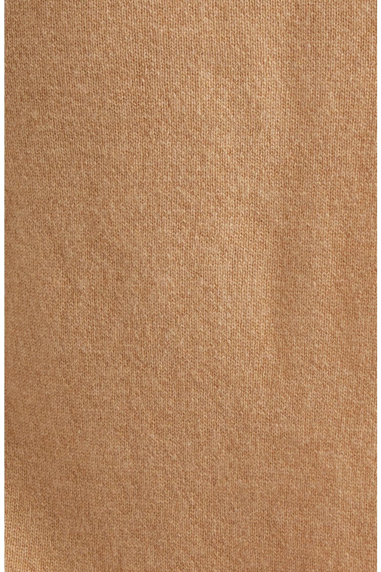 Cashmere Zip Hoodie, Alternate, color, 04 CAMEL
