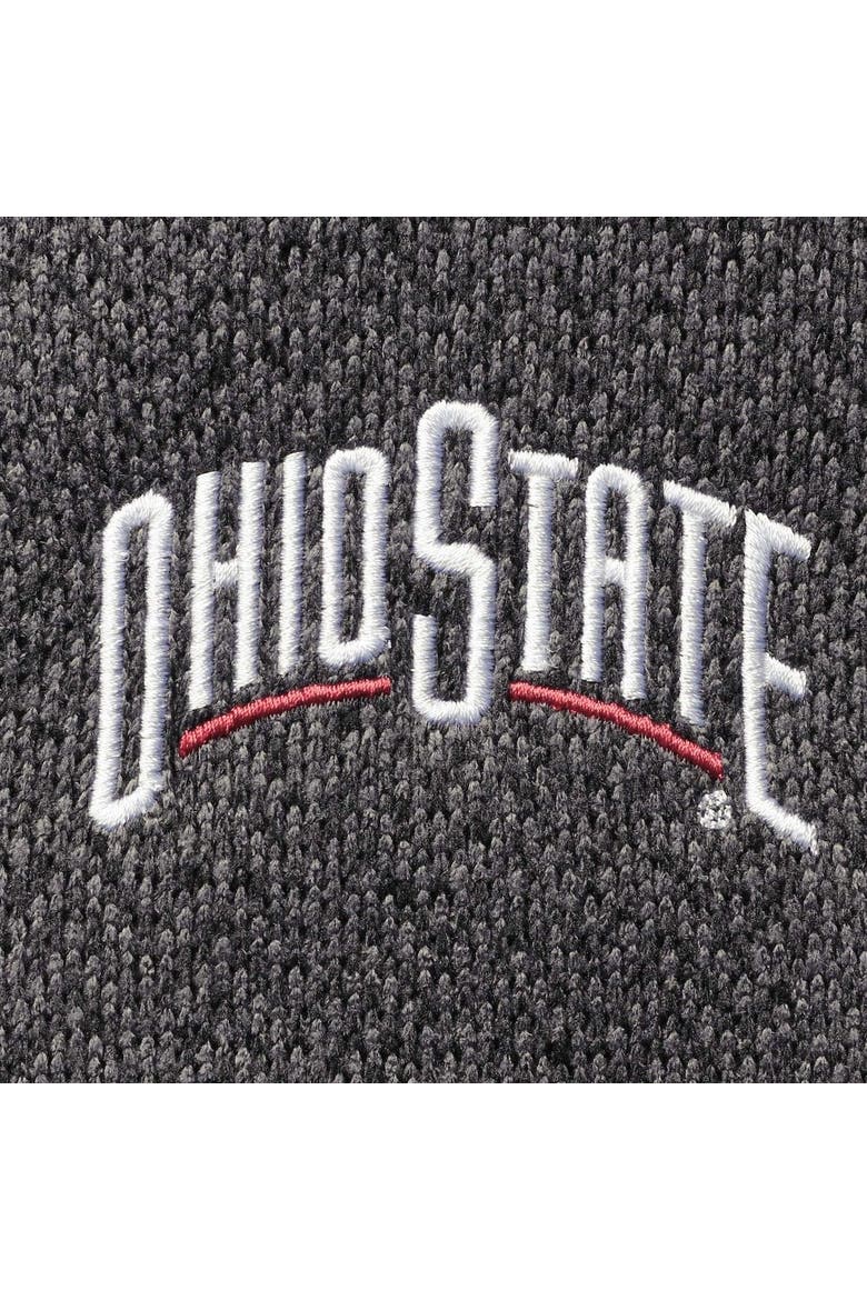 Women's Columbia Black Ohio State Buckeyes Darling Days Raglan Fleece Pullover Hoodie, Alternate, color, Black