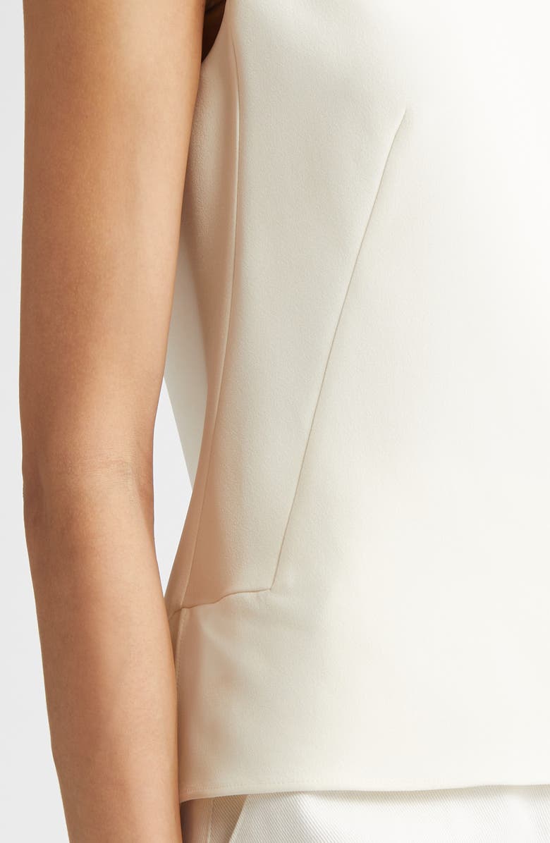 FFORME Fitted Long Sleeve Stretch Silk Top, Alternate, color,