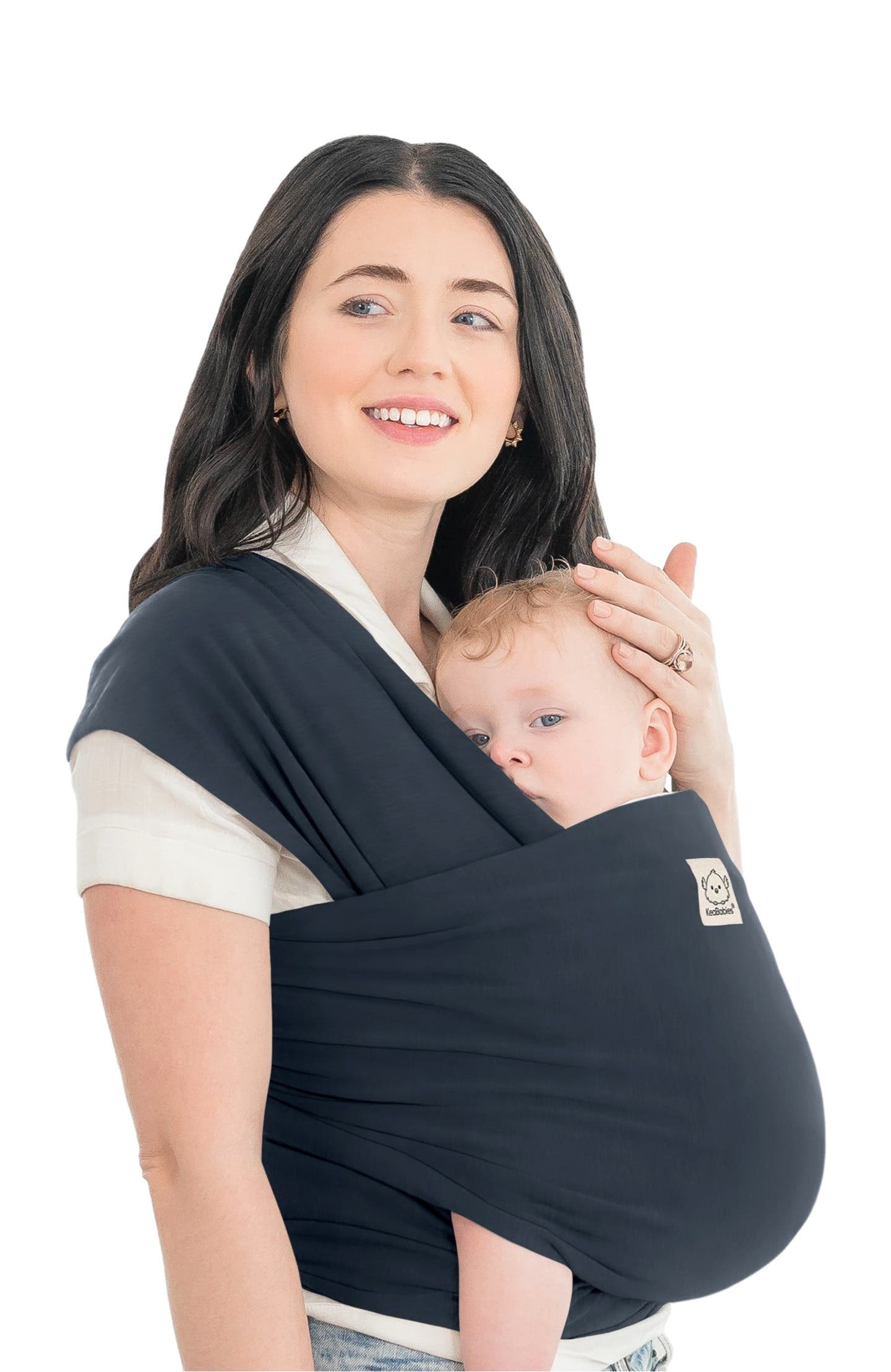 KeaBabies Original Wrap Carrier in Midnight 