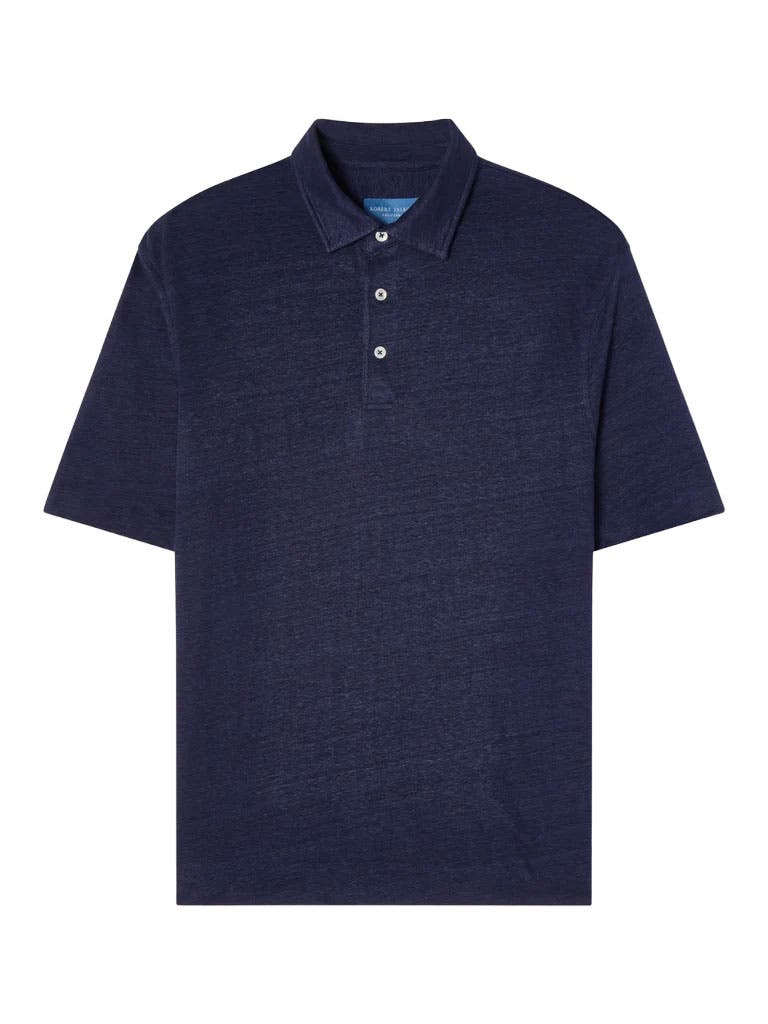 Taylor Linen Jersey Polo - image 2