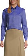 Lands' End School Uniform  Long Sleeve Oxford Dress Shirt