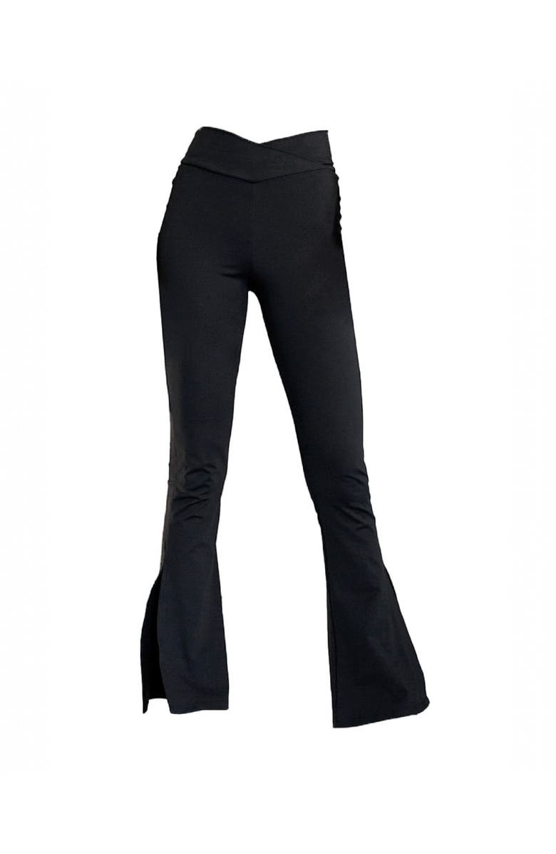 Port De Bras Cross Alexa Legging, Alternate, color, Black