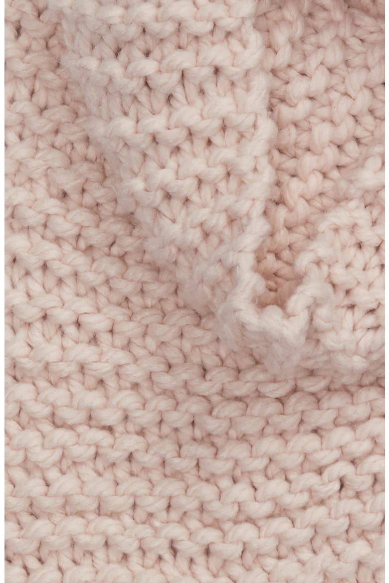 Chunky Knit Oversize Scarf, Alternate, color, BLUSH