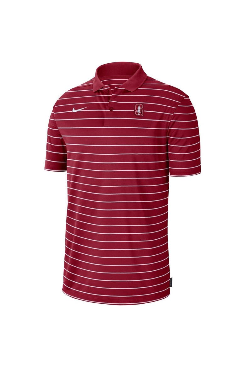 Men's Nike Cardinal Stanford Cardinal Icon Victory Coaches 2023 Early Season Performance Polo, Alternate, color, Cardinal