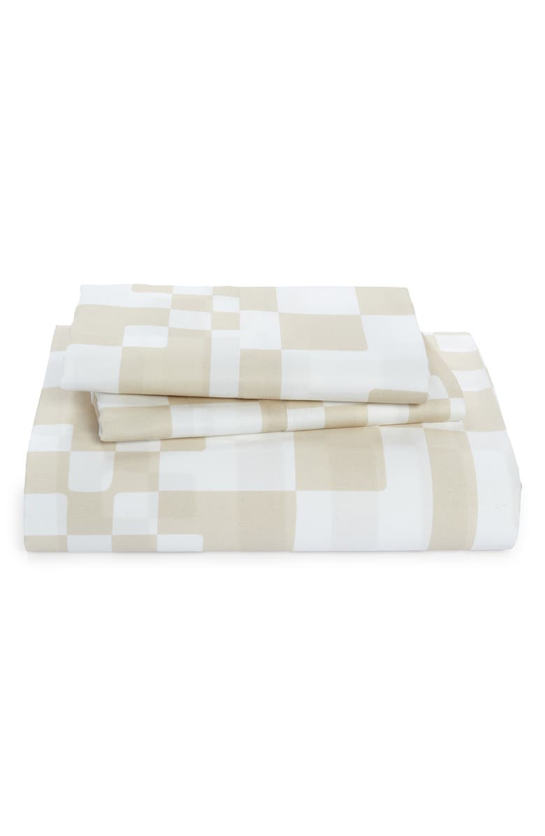 Dusen Dusen Check Cotton Sateen Sheet Set, Main, color,