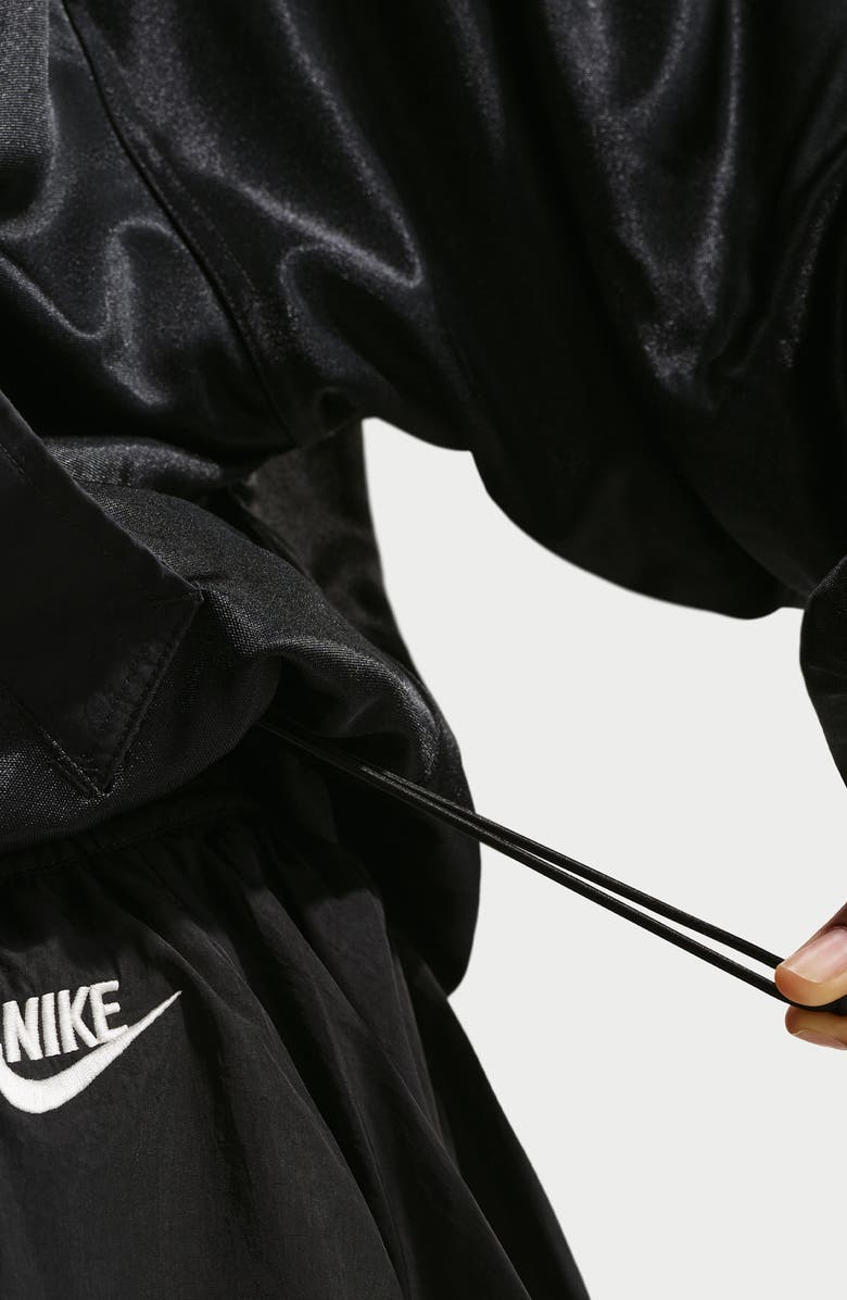 Nike Oversize Windrunner Jacket, Alternate, color, Black/ Black/ Black