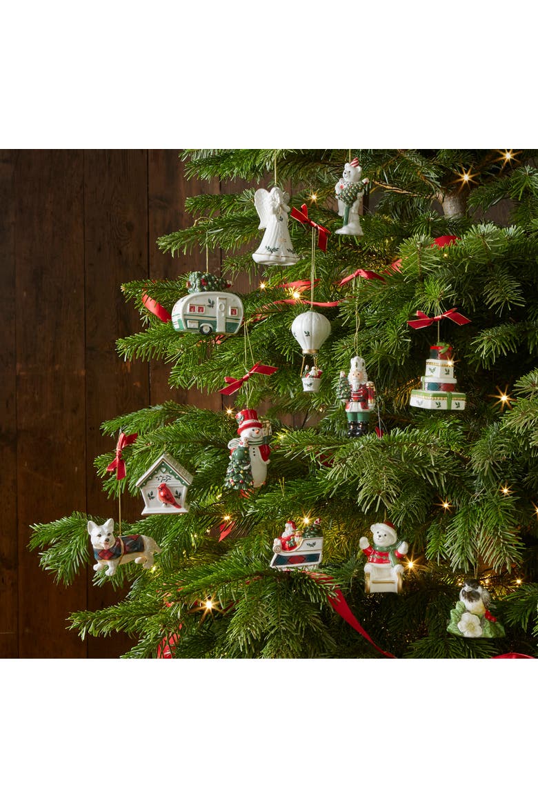 Christmas Tree Tartan Nutcracker Ornament 4", Alternate, color, Multi