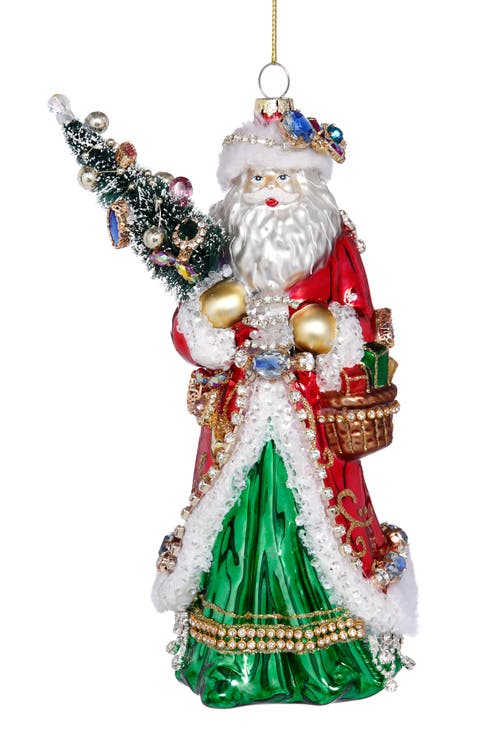 Gift Giving Santa Ornament